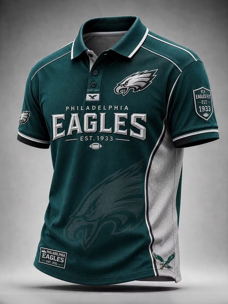 Fly Eagles Fly Philadelphia Eagles Football Club Polo Shirt