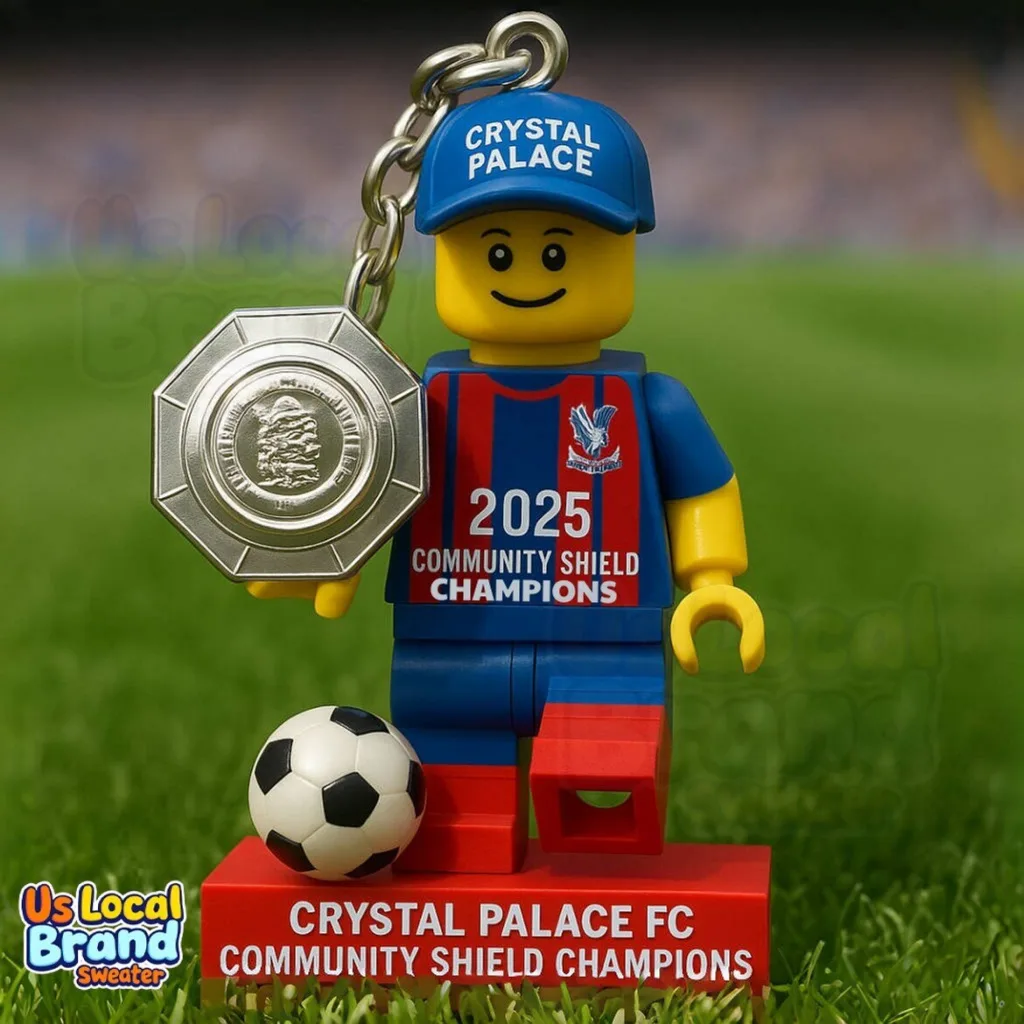 Crystal Palace Football Club 2025 Community Shield Champions Keychain