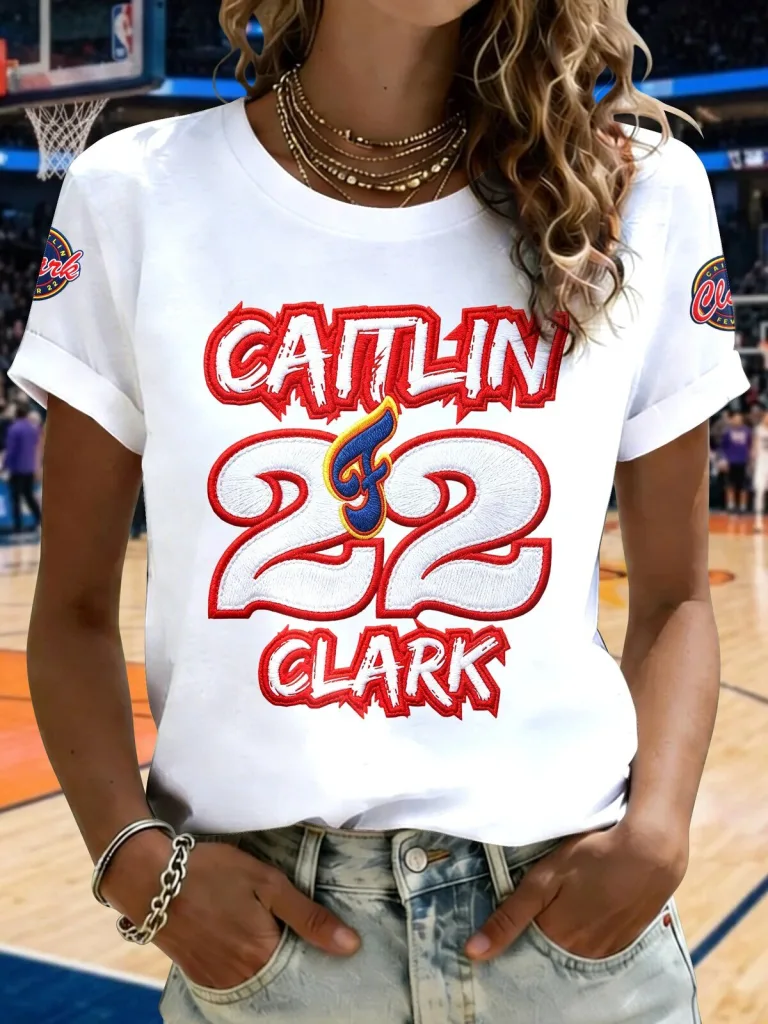 Caitlin Clark 22 Basketball Fan Shirt for Women, Iowa Hawkeyes NCAA College Star