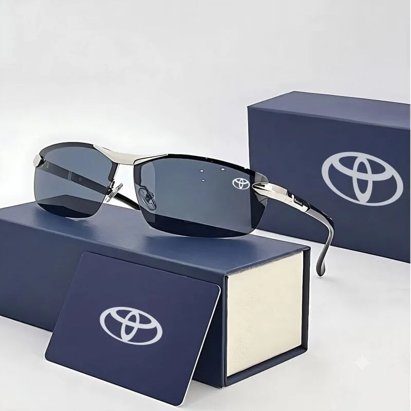 Men's Driving Sunglasses from Toyota with Polarized Lenses and Sporty Design