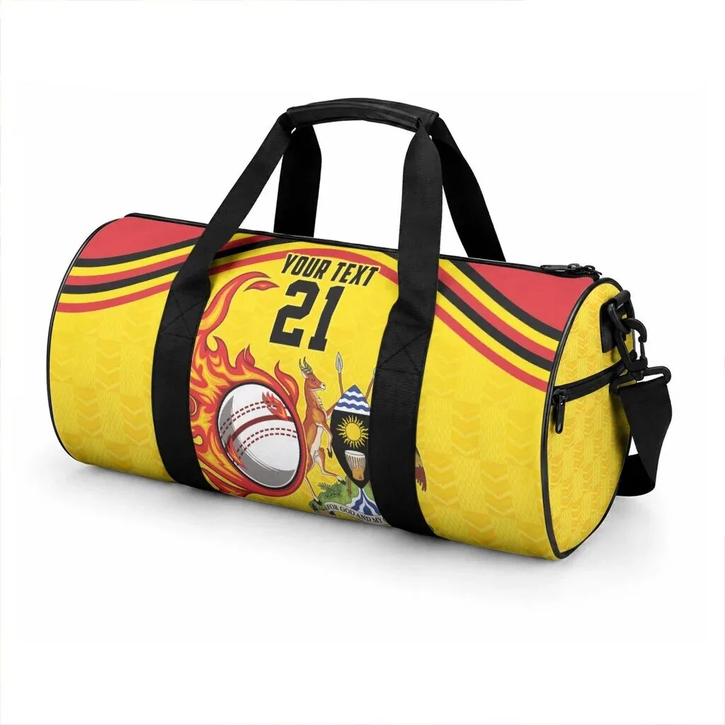 Uganda Cricket Team Duffle Bag Custom Name Number