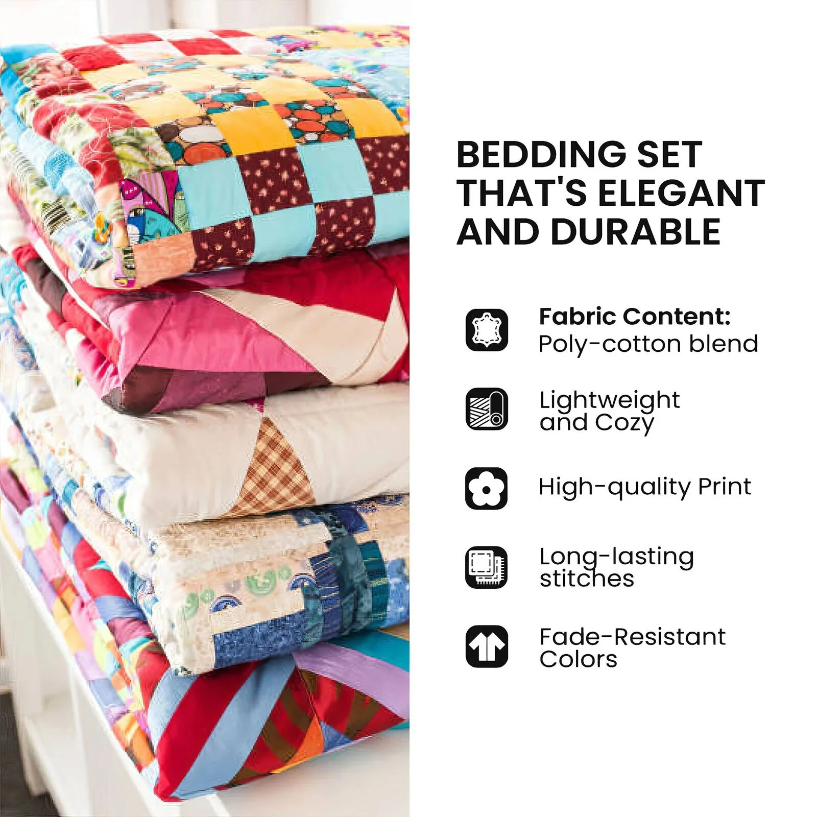 Santa Claus Christmas Holiday Quilted Bedding Set with Pillow Shams 7 Santa Claus Christmas Holiday Quilted Bedding Set with Pillow Shams