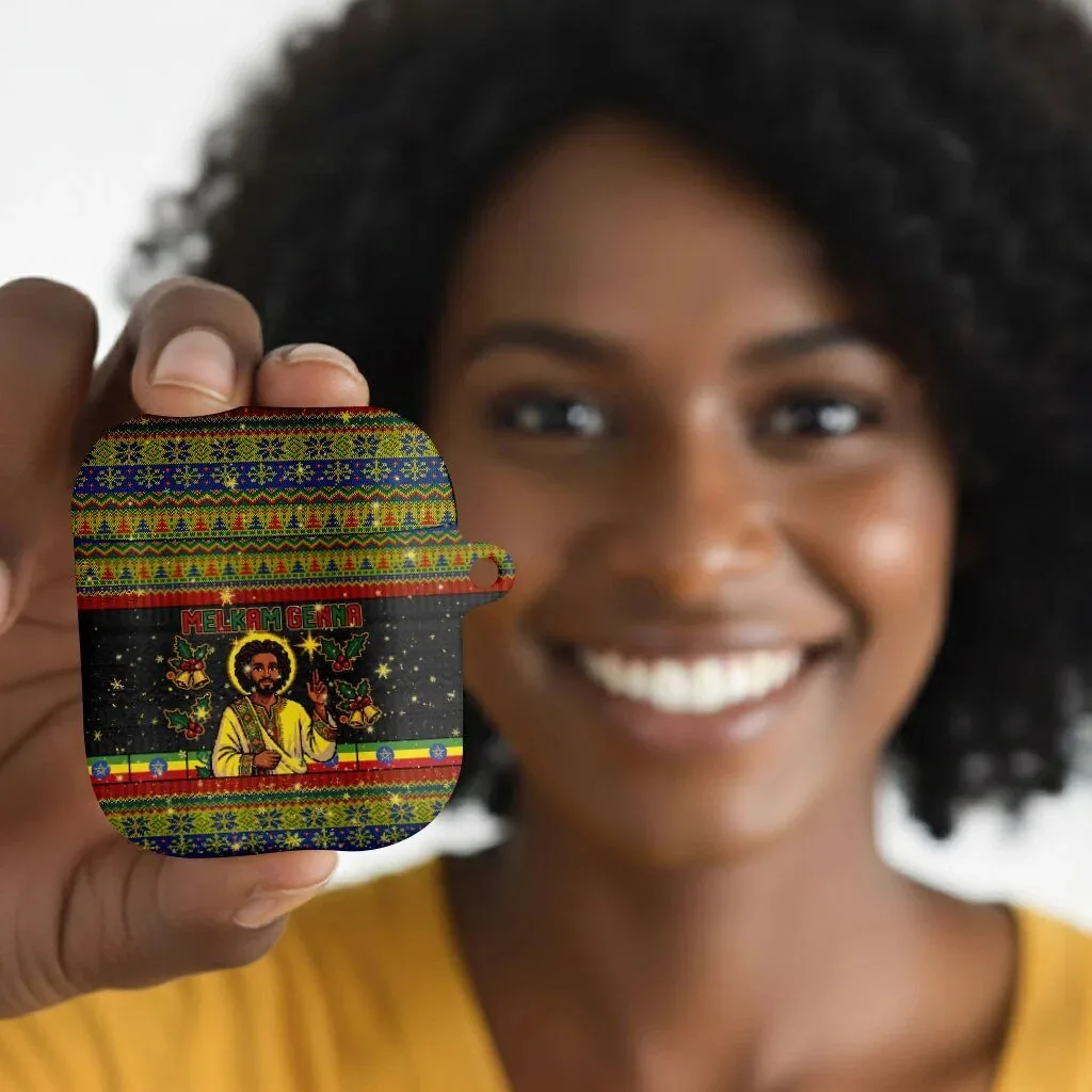 Ethiopian Melkam Genna Jesus Christ Christmas AirPods Case