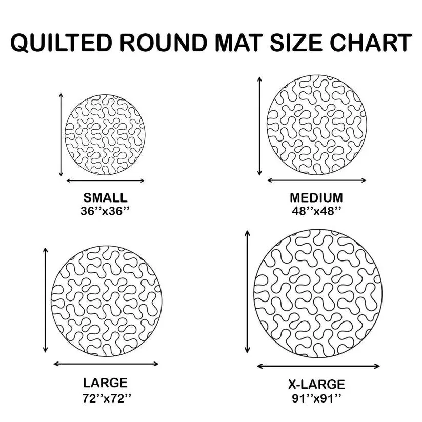 Santa Claus Christmas Workshop Round Area Rug - Festive Holiday Home Decor