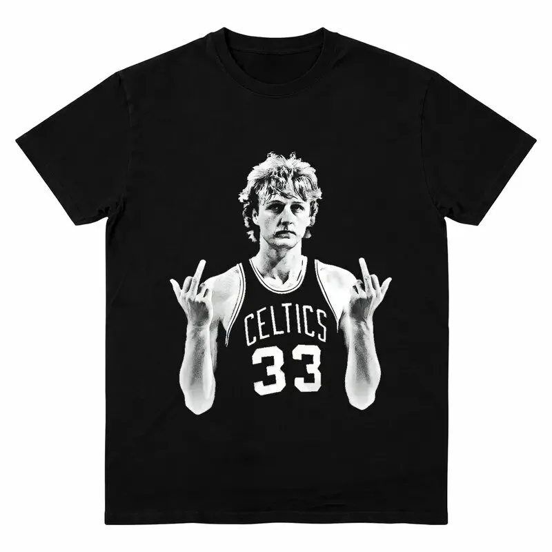 Larry Bird Boston Celtics Vintage Basketball Graphic T-Shirt 15 Larry Bird Boston Celtics Vintage Basketball Graphic T-Shirt