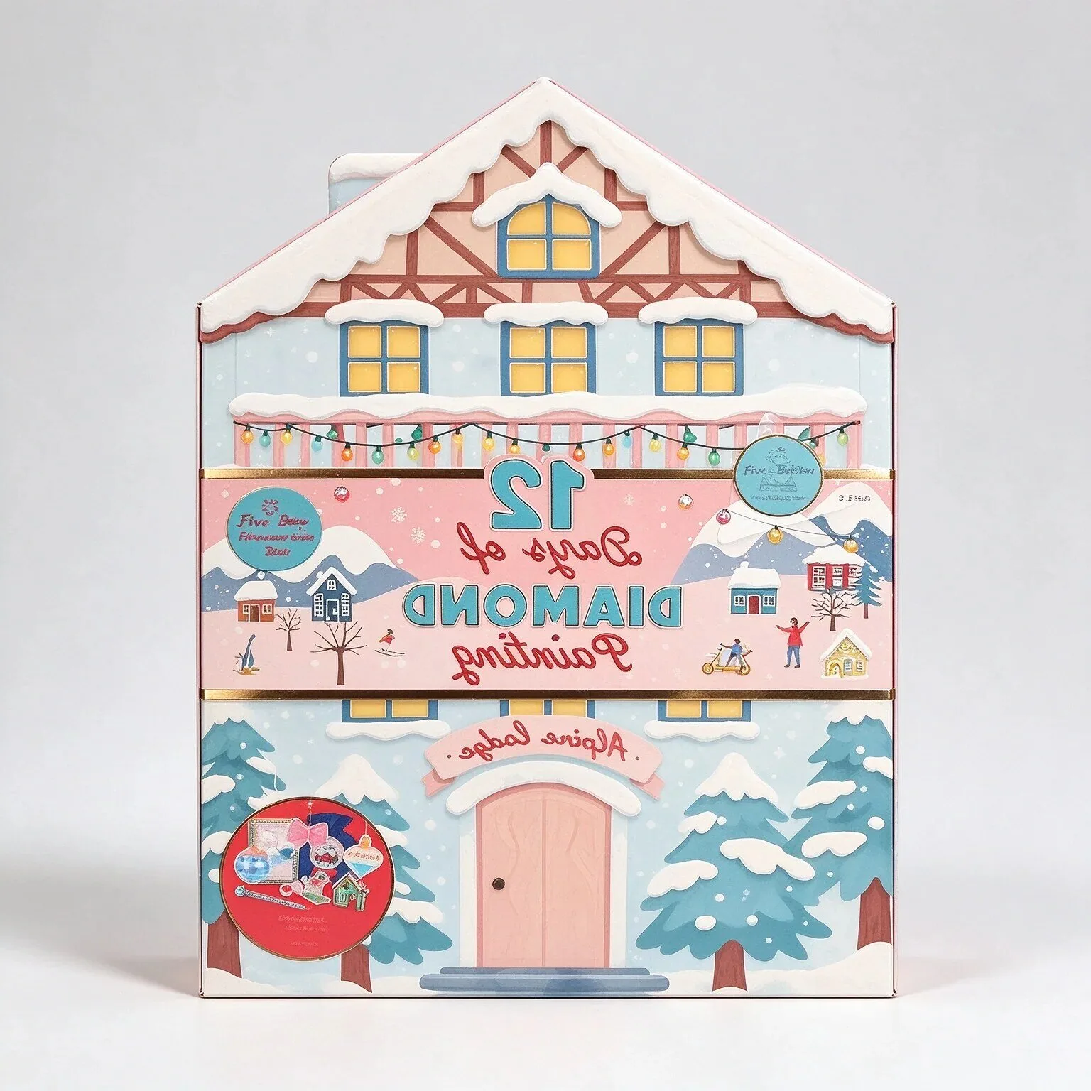 Christmas Diamond Painting Advent Calendar Kit for Holiday Countdown Fun 2D 5 Christmas Diamond Painting Advent Calendar Kit for Holiday Countdown Fun 2D