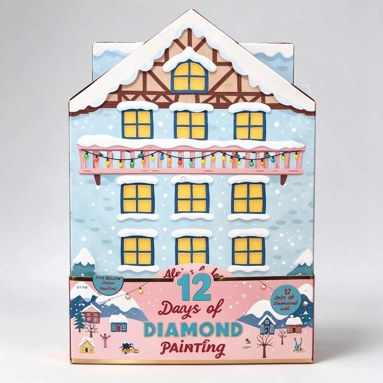 Christmas Diamond Painting Advent Calendar Kit for Holiday Countdown Fun 2D 9 Christmas Diamond Painting Advent Calendar Kit for Holiday Countdown Fun 2D